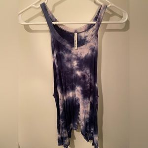 Tie dye cotton tank